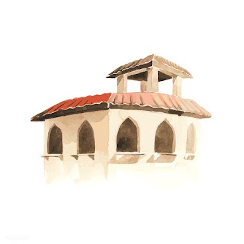 Illustration of Mediterranean city building e.. | Free stock vector - 381019