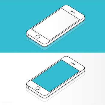 Illustration of mobile phone isolated | Free stock vector - 390136