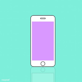 Illustration of mobile phone isolated | Free stock vector - 390263