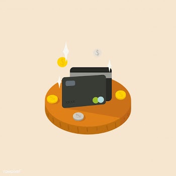 Illustration of money and credit cards | Free stock vector - 60245