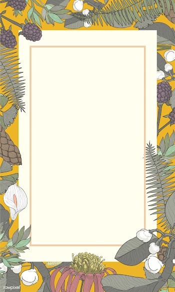 Illustration of nature plant frame with desig.. | Free stock vector - 390396