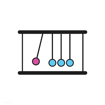 Illustration of Newton's cradle balls | Free stock vector - 251023