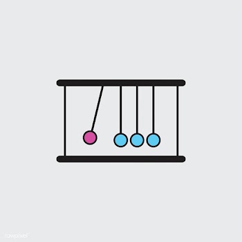 Illustration of Newton's cradle balls | Free stock vector - 251042