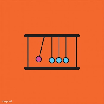Illustration of Newton's cradle balls | Free stock vector - 251085