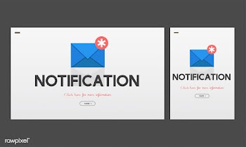 Illustration of notification message | Free stock vector - 395293