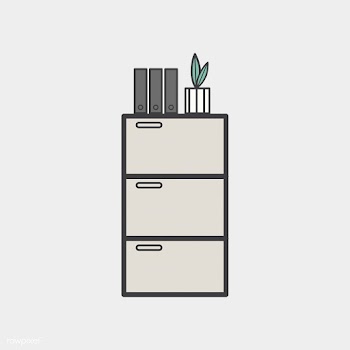 Illustration of office cabinet icon | Free stock vector - 76945