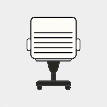 Illustration of office chair icon | Free stock vector - 76709