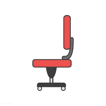 Illustration of office chair icon | Free stock vector - 76718