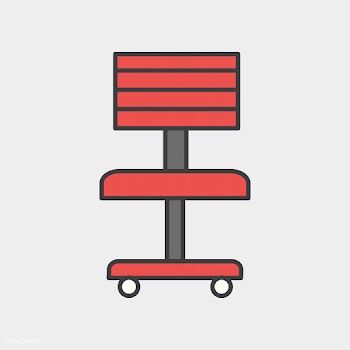 Illustration of office chair icon | Free stock vector - 76793