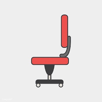 Illustration of office chair icon | Free stock vector - 76795