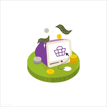 Illustration of online shopping icon | Free stock vector - 60249