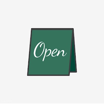 Illustration of open sign | Free stock vector - 77233