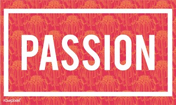 Illustration of passion word on red backgroun.. | Free stock vector - 390465