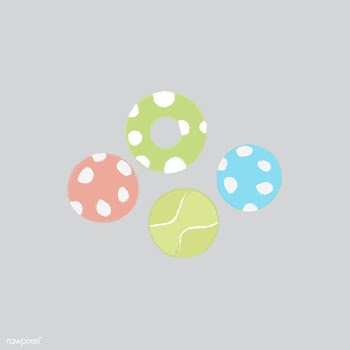Illustration of pet's ball toys | Free stock vector - 60519