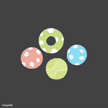 Illustration of pet's ball toys | Free stock vector - 60523