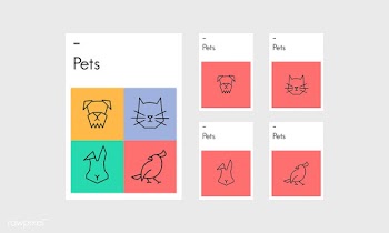 Illustration of pets | Free stock vector - 395112