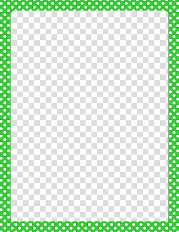 Illustration of rectangular green and white polka-dot frame, Polka dot Red , Lime Border Frame HD transparent background PNG clipart
