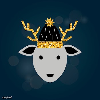 Illustration of reindeer icon | Free stock vector - 266586