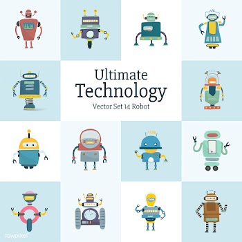 Illustration of robot vector graphic | Free stock vector - 95646