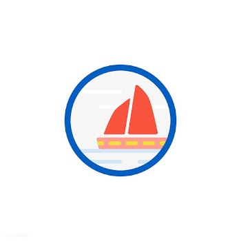 Illustration of sailing boat icon | Free stock vector - 380457