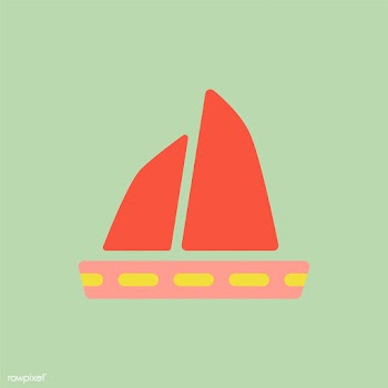 Illustration of sailing boat icon | Free stock vector - 380469