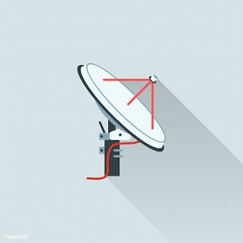 Illustration of satellite antenna | Free stock vector - 393442