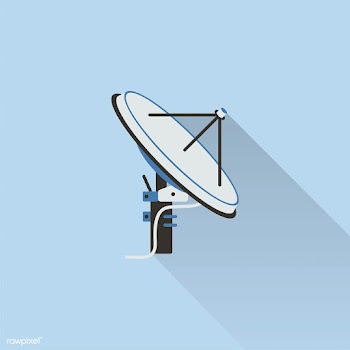 Illustration of satellite antenna | Free stock vector - 393454