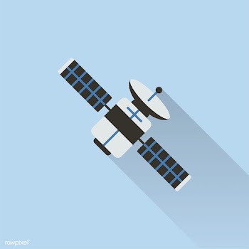 Illustration of satellite | Free stock vector - 393378