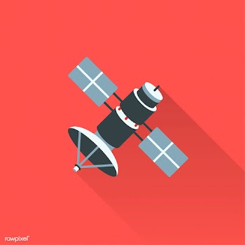 Illustration of satellite | Free stock vector - 393383