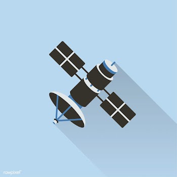 Illustration of satellite | Free stock vector - 393436