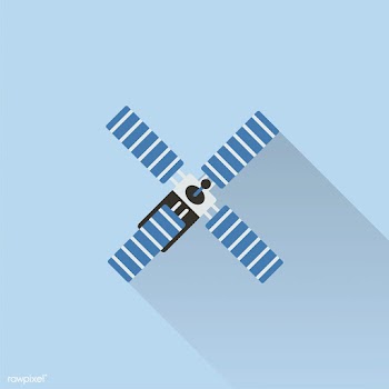 Illustration of satellite | Free stock vector - 393437