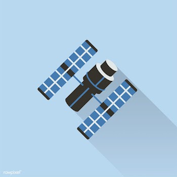 Illustration of satellite | Free stock vector - 393456