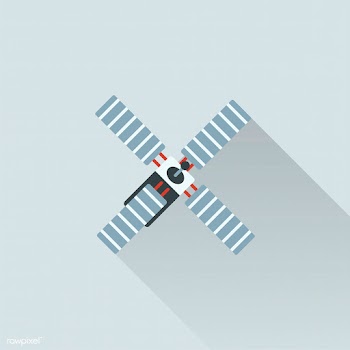Illustration of satellite | Free stock vector - 393471