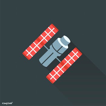 Illustration of satellite | Free stock vector - 393476
