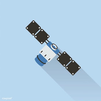 Illustration of satellite | Free stock vector - 393495