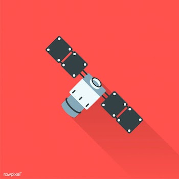 Illustration of satellite | Free stock vector - 393504
