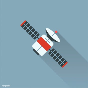 Illustration of satellite | Free stock vector - 393506