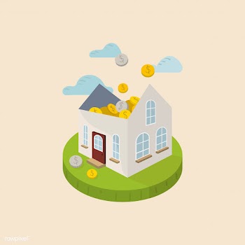 Illustration of savings for a house | Free stock vector - 60278