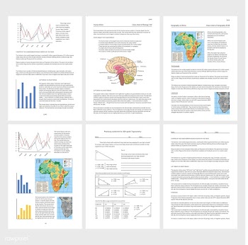 Illustration of school sheets | Free stock vector - 394986
