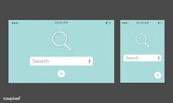 Illustration of searching website | Free stock vector - 395099