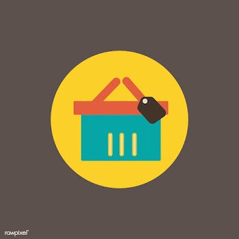 Illustration of shopping basket icon | Free stock vector - 24427