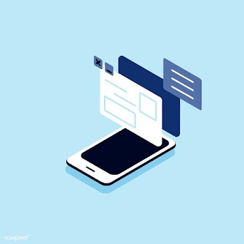 Illustration of smart phone with the concept .. | Free stock vector - 393405