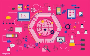 Illustration of social media concept | Free stock vector - 394393