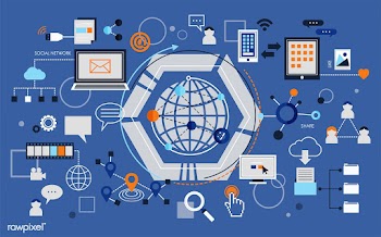 Illustration of social media concept | Free stock vector - 394425