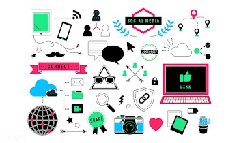 Illustration of social media concept | Free stock vector - 394707