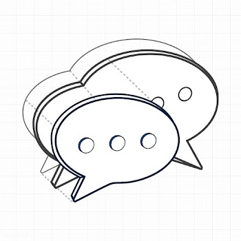 Illustration of speech bubble | Free stock vector - 24259