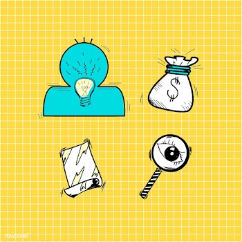 Illustration of startup business doodle | Free stock vector - 381714