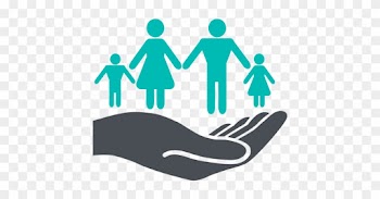 Illustration Of Supporting People - Symbol For Family