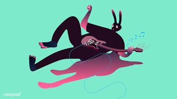 Illustration of surreal musicians | Free stock vector - 381663