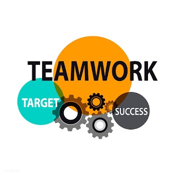 Illustration of teamwork | Free stock vector - 394351